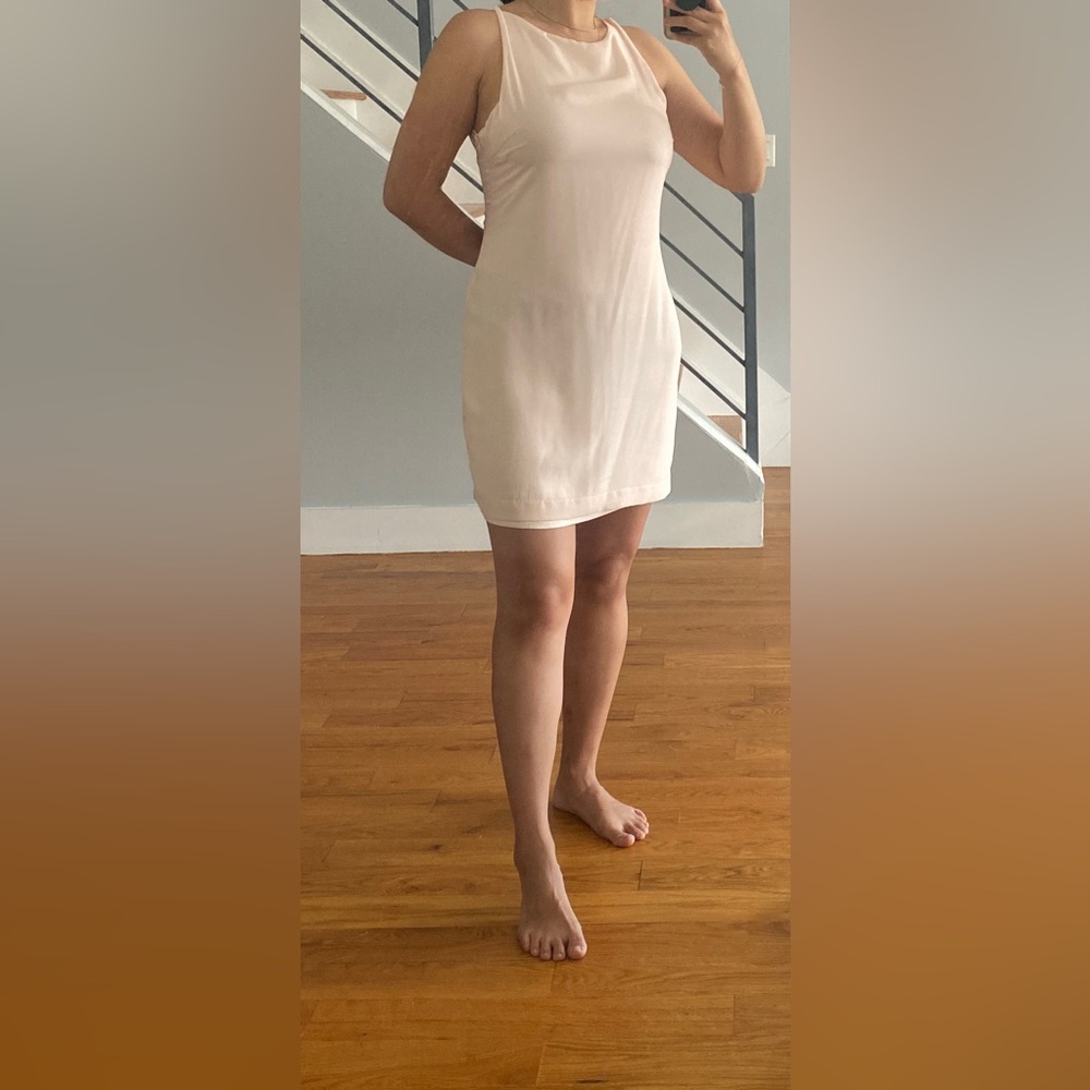 Zara Sheath Pink Dress
